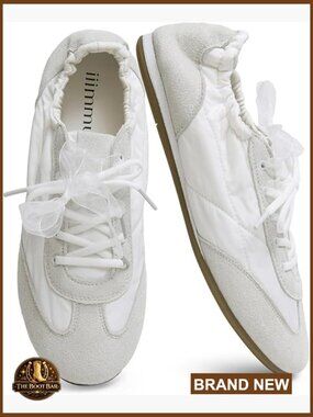 Women's Fashion Sneakers Slip-On Lace-Up Flats for Walking Travel Driving